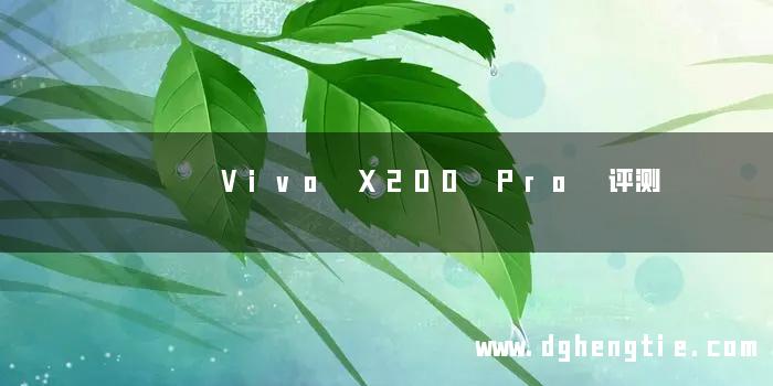 Vivo X200 Pro 评测